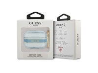 Coleção de capas Guess GUAPHHTSB para AirPods Pro, azul/alça azul Coleção de capas Guess GUAPHHTSB para AirPods Pro, azul/alça azul