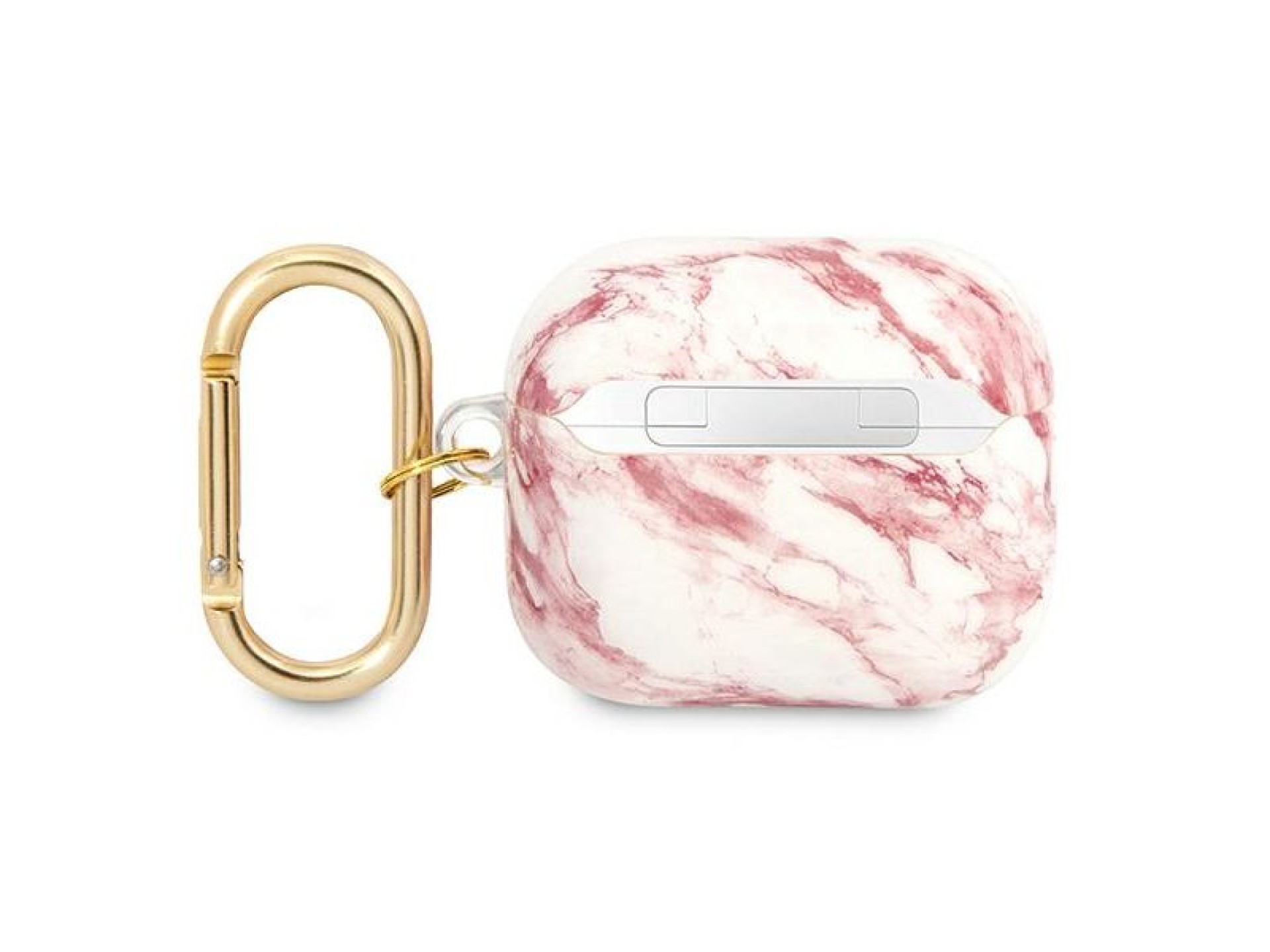 Guess GUA3HCHMAP AirPods 3 cover pink/pink Marble Strap Collection