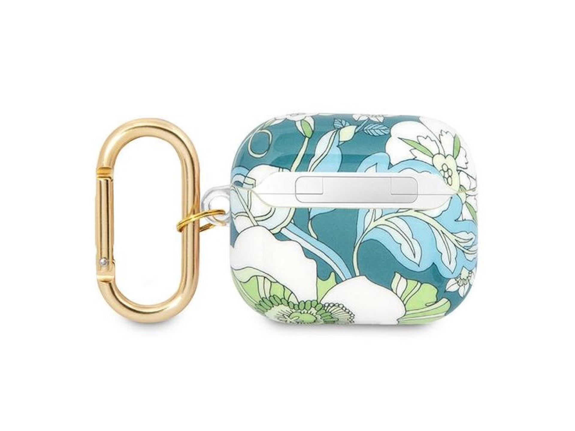 Capa para AirPods 3 Guess GUA3HHFLN verde/coleção de alças florais
