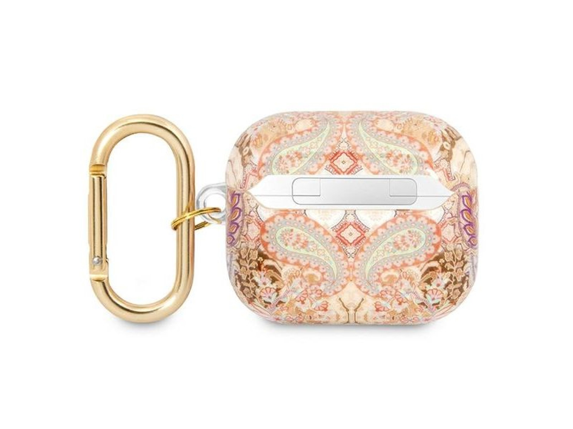 Capa para AirPods 3 Guess GUA3HHFLD dourada/cota Paisley dourada