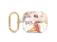 Capa para AirPods 3 Guess GUA3HHFLU roxa/coleção de alças florais roxas Capa para AirPods 3 Guess GUA3HHFLU roxa/coleção de alças florais roxas