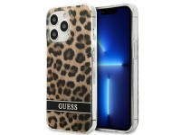 Funda rígida Guess GUHCP13LHSLEOW para iPhone 13 Pro / 13 de 6,1" color marrón/marrón con estampado Funda rígida Guess GUHCP13LHSLEOW para iPhone 13 Pro / 13 de 6,1" color marrón/marrón con estampado