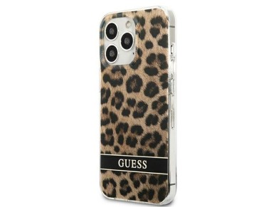 Guess GUHCP13LHSLEOW iPhone 13 Pro / 13 6.1" brown/brown hardcase Leopard Guess GUHCP13LHSLEOW iPhone 13 Pro / 13 6.1" brown/brown hardcase Leopard