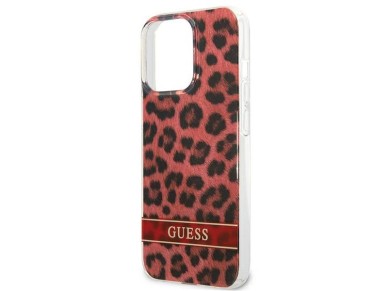 Guess GUHCP13LHSLEOR iPhone 13 Pro / 13 6.1" red/red hardcase Leopard Guess GUHCP13LHSLEOR iPhone 13 Pro / 13 6.1" red/red hardcase Leopard