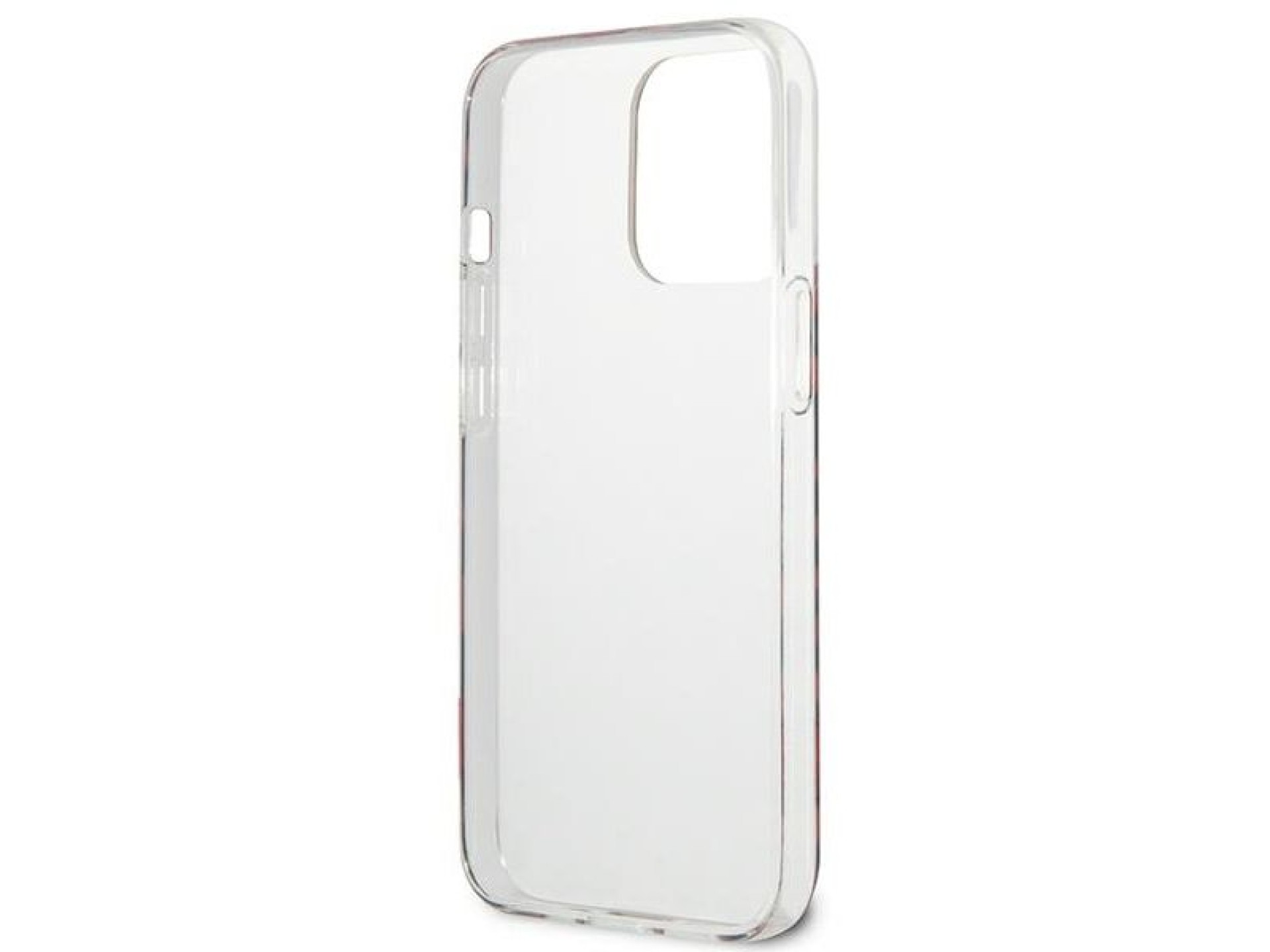 Capa rígida vermelha/vermelha com estampa de leopardo Guess GUHCP13LHSLEOR para iPhone 13 Pro / 13 d