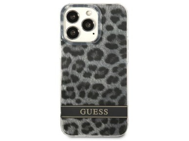 Guess GUHCP13LHSLEOK iPhone 13 Pro / 13 6.1" grey/grey hardcase Leopard Guess GUHCP13LHSLEOK iPhone 13 Pro / 13 6.1" grey/grey hardcase Leopard