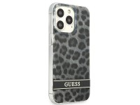 Capa rígida Guess GUHCP13LHSLEOK para iPhone 13 Pro / 13 de 6,1" cinza/cinza com estampa de leopardo Capa rígida Guess GUHCP13LHSLEOK para iPhone 13 Pro / 13 de 6,1" cinza/cinza com estampa de leopardo