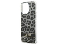 Capa rígida Guess GUHCP13LHSLEOK para iPhone 13 Pro / 13 de 6,1" cinza/cinza com estampa de leopardo Capa rígida Guess GUHCP13LHSLEOK para iPhone 13 Pro / 13 de 6,1" cinza/cinza com estampa de leopardo