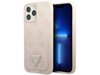 Guess 4G Triangle Logo Cardslot Case for iPhone 13 Pro / 13 - Pink Guess 4G Triangle Logo Cardslot Case for iPhone 13 Pro / 13 - Pink