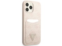 Funda Guess 4G con logo triangular y ranura para tarjetas para iPhone 13 Pro / 13 - Rosa Funda Guess 4G con logo triangular y ranura para tarjetas para iPhone 13 Pro / 13 - Rosa