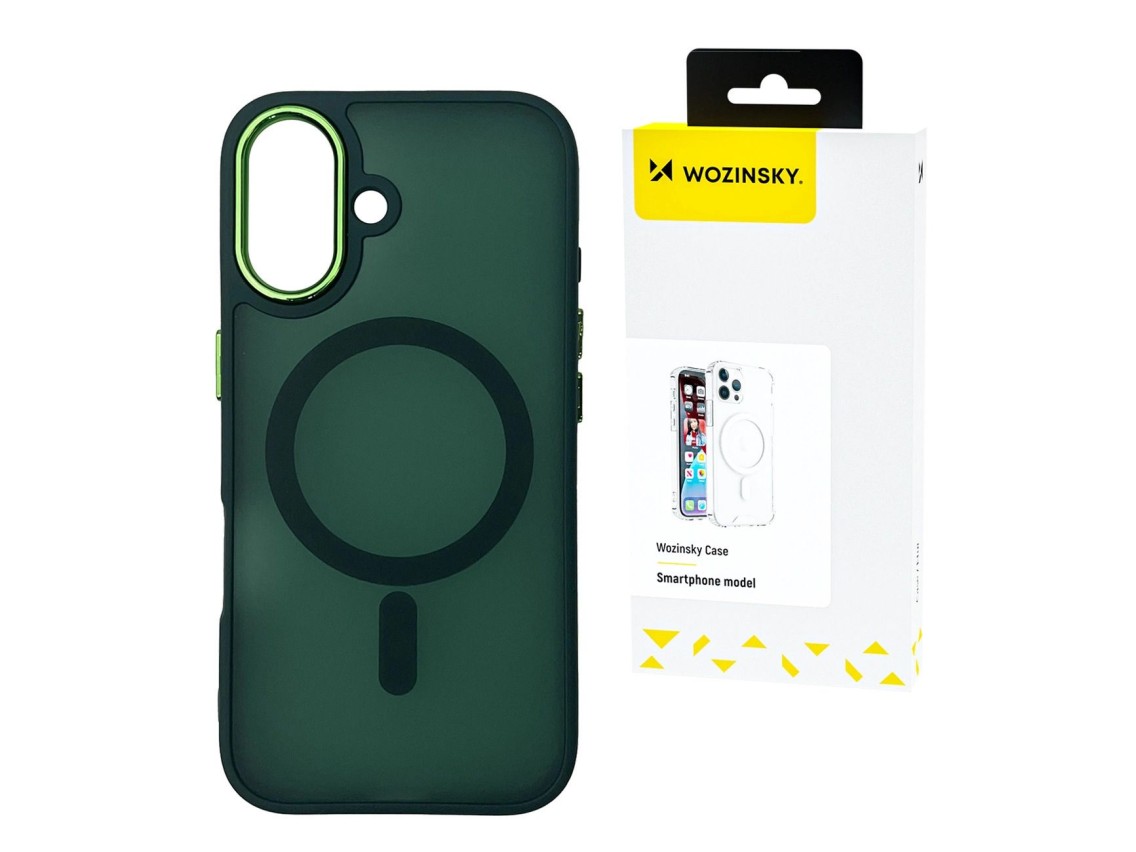 Funda Wozinsky Fashion Case MagSafe para Samsung Galaxy S25+ - Verde