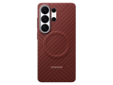 Samsung Carbon Magnet Case for Samsung Galaxy S26 Ultra, MagSafe Compatible - Red