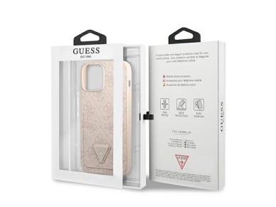 Guess 4G Triangle Logo Cardslot case for iPhone 13 Pro Max - pink Guess 4G Triangle Logo Cardslot case for iPhone 13 Pro Max - pink