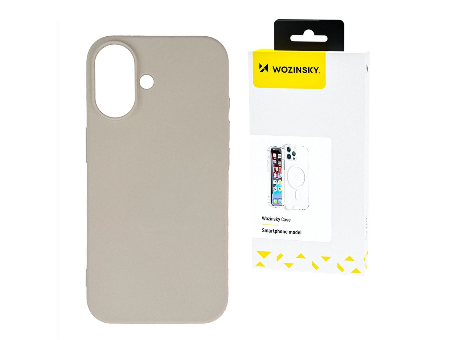 Wozinsky Silicone Case flexible silicone for Samsung Galaxy S25 Ultra - beige