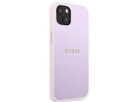 Guess GUHCP13SPSASBPU iPhone 13 mini 5,4 "purple / purple Saffiano Hot Stamp & Metal Logo Guess GUHCP13SPSASBPU iPhone 13 mini 5,4 "purple / purple Saffiano Hot Stamp & Metal Logo