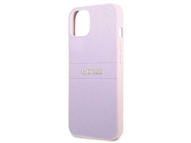 Guess GUHCP13SPSASBPU iPhone 13 mini 5,4 "purple / purple Saffiano Hot Stamp & Metal Logo Guess GUHCP13SPSASBPU iPhone 13 mini 5,4 "purple / purple Saffiano Hot Stamp & Metal Logo