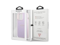 Capa Guess Saffiano Stripe para iPhone 13 Pro Max - Roxa Capa Guess Saffiano Stripe para iPhone 13 Pro Max - Roxa