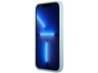 Funda Guess Saffiano 4G con logo met�lico peque�o para iPhone 13 Pro / 13 - Azul