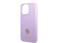 Guess GUHCP13XPS4MU iPhone 13 Pro Max 6.7" purple/purple hardcase Saffiano 4G Small Metal Logo