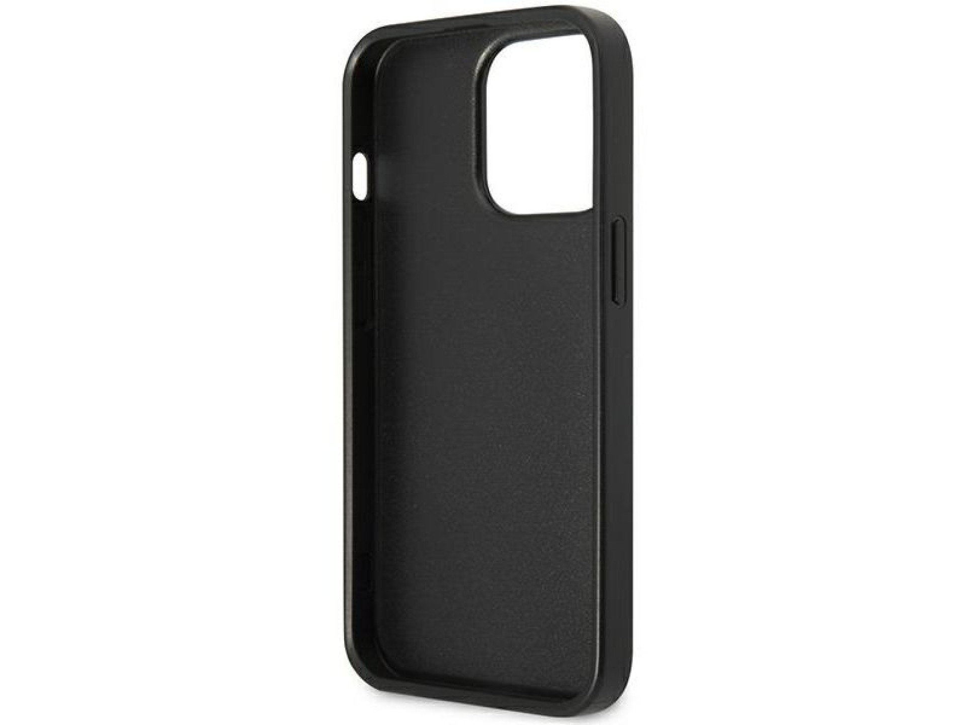 Capa rígida preta/preta Guess GUHCP13LP4TPK para iPhone 13 Pro / 13 de 6,1