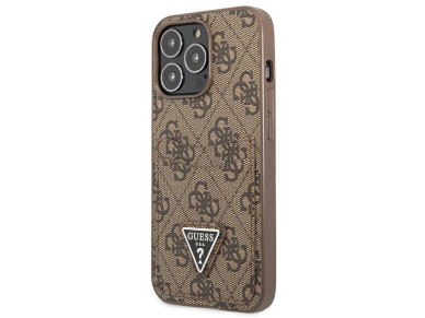 Guess 4G Triangle Logo Cardslot Case for iPhone 13 Pro / 13 - Brown Guess 4G Triangle Logo Cardslot Case for iPhone 13 Pro / 13 - Brown