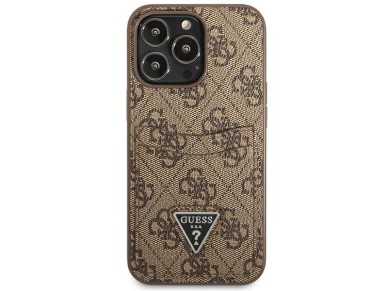 Guess 4G Triangle Logo Cardslot Case for iPhone 13 Pro / 13 - Brown Guess 4G Triangle Logo Cardslot Case for iPhone 13 Pro / 13 - Brown