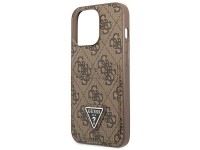 Funda Guess 4G con logo triangular y ranura para tarjetas para iPhone 13 Pro / 13 - Marrón Funda Guess 4G con logo triangular y ranura para tarjetas para iPhone 13 Pro / 13 - Marrón