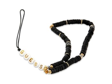 Guess pendant GUSTPEARK Phone Strap black/black Heishi Beads