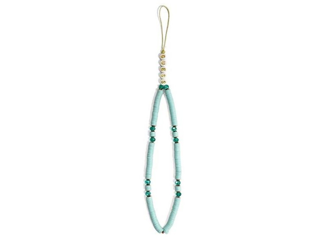 Guess pendant GUSTPEARP Phone Strap blue/blue Heishi Beads