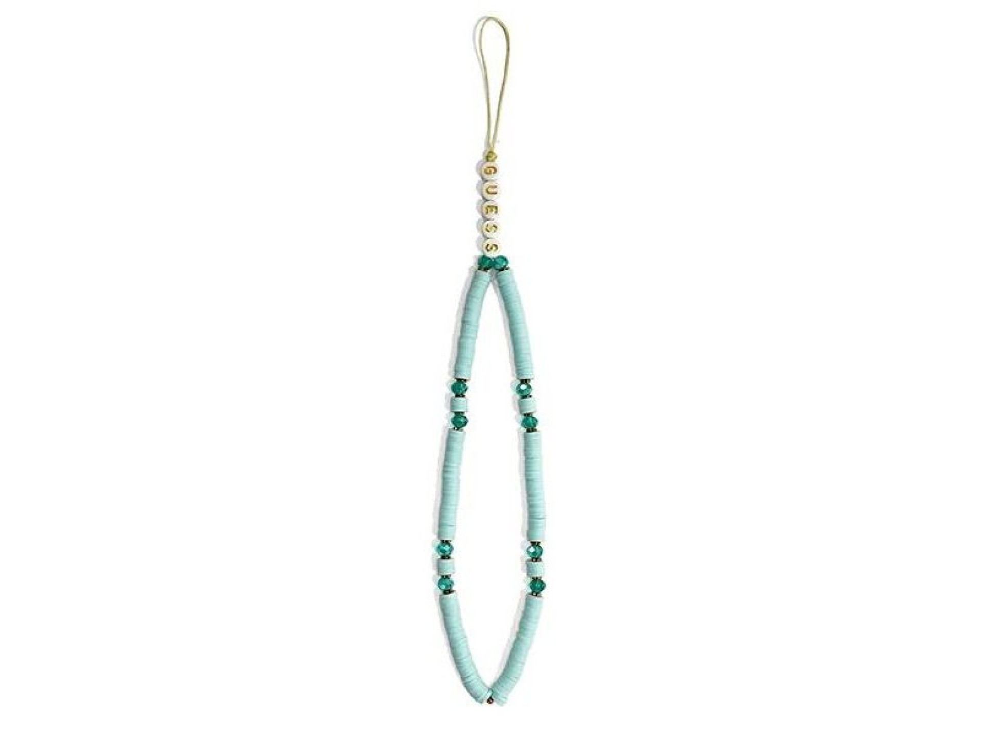 Guess pendant GUSTPEARP Phone Strap blue/blue Heishi Beads