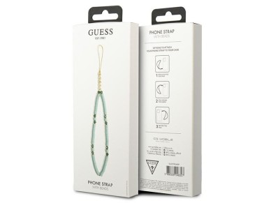 Colgante Guess GUSPEARP Correa para teléfono azul/azul Cuentas Heishi Colgante Guess GUSPEARP Correa para teléfono azul/azul Cuentas Heishi