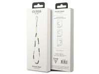 Pingente Guess GUSTBCKH Al�a para Celular preta e branca/preta e branca com mi�angas Heishi