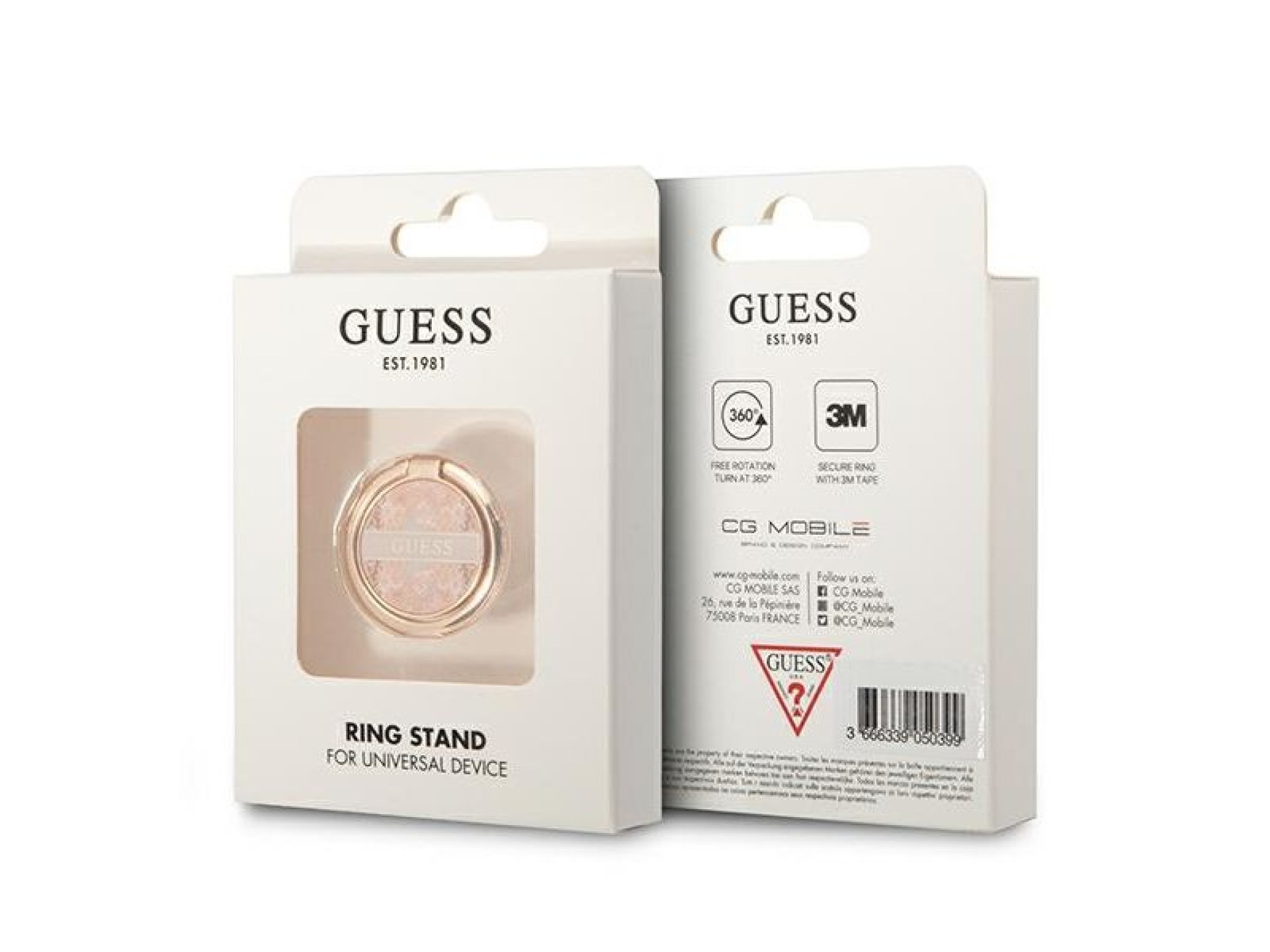 Soporte para anillos Guess GURSHHFLG oro/oro Paisley