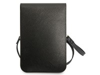 Guess Handbag GUWBSATMBK black / black Saffiano Triangle Guess Handbag GUWBSATMBK black / black Saffiano Triangle