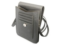 Bolso Guess GUWBSATMGR gris / triángulo Saffiano gris Bolso Guess GUWBSATMGR gris / triángulo Saffiano gris