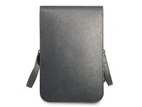 Bolso Guess GUWBSATMGR gris / triángulo Saffiano gris Bolso Guess GUWBSATMGR gris / triángulo Saffiano gris