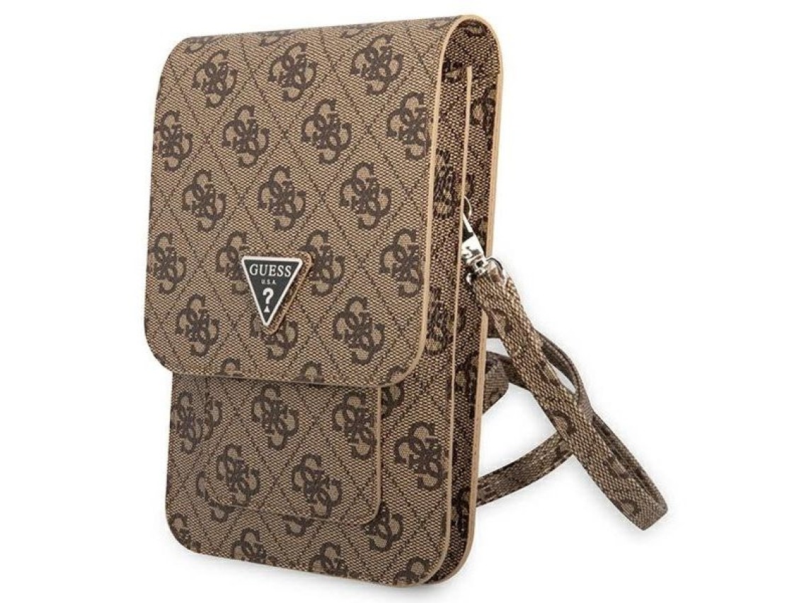 Bolsa Guess GUWBP4TMBR marrom / marrom 4G Triângulo