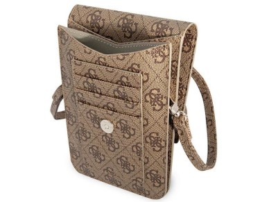 Guess Handbag GUWBP4TMBR brown / brown 4G Triangle Guess Handbag GUWBP4TMBR brown / brown 4G Triangle