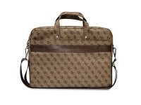 Mochila Guess Saffiano 4G com logo triangular para laptop de 16 polegadas - marrom Mochila Guess Saffiano 4G com logo triangular para laptop de 16 polegadas - marrom