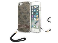 Guess GUOHCI8H4STW iPhone SE 2022 / SE 2020 / 7/ 8 brown/brown hardcase 4G Print Strap Guess GUOHCI8H4STW iPhone SE 2022 / SE 2020 / 7/ 8 brown/brown hardcase 4G Print Strap