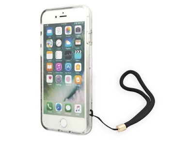 Guess GUOHCI8H4STW iPhone SE 2022 / SE 2020 / 7/ 8 brown/brown hardcase 4G Print Strap Guess GUOHCI8H4STW iPhone SE 2022 / SE 2020 / 7/ 8 brown/brown hardcase 4G Print Strap