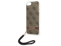 Guess GUOHCI8H4STW iPhone SE 2022 / SE 2020 / 7/ 8 brown/brown hardcase 4G Print Strap Guess GUOHCI8H4STW iPhone SE 2022 / SE 2020 / 7/ 8 brown/brown hardcase 4G Print Strap