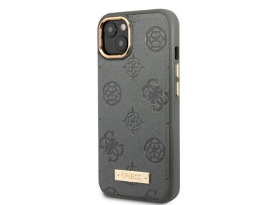 Guess GUHMP13MSAPSTG iPhone 13 6.1" grey/grey hardcase Peony Logo Plate MagSafe Guess GUHMP13MSAPSTG iPhone 13 6.1" grey/grey hardcase Peony Logo Plate MagSafe