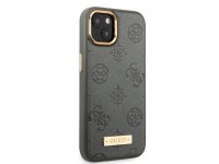 Capa rígida Guess GUHMP13MSAPSTG para iPhone 13 de 6,1" cinza/cinza com placa de logotipo Peony e Ma Capa rígida Guess GUHMP13MSAPSTG para iPhone 13 de 6,1" cinza/cinza com placa de logotipo Peony e Ma