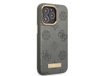 Funda rígida Guess GUHMP13LSAPSTG para iPhone 13 Pro / 13 de 6,1" en gris/gris con placa con logotip Funda rígida Guess GUHMP13LSAPSTG para iPhone 13 Pro / 13 de 6,1" en gris/gris con placa con logotip
