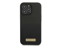 Guess GUHMP13LSPLK iPhone 13 Pro / 13 6.1" black/black hard case Silicone Logo Plate MagSafe Guess GUHMP13LSPLK iPhone 13 Pro / 13 6.1" black/black hard case Silicone Logo Plate MagSafe