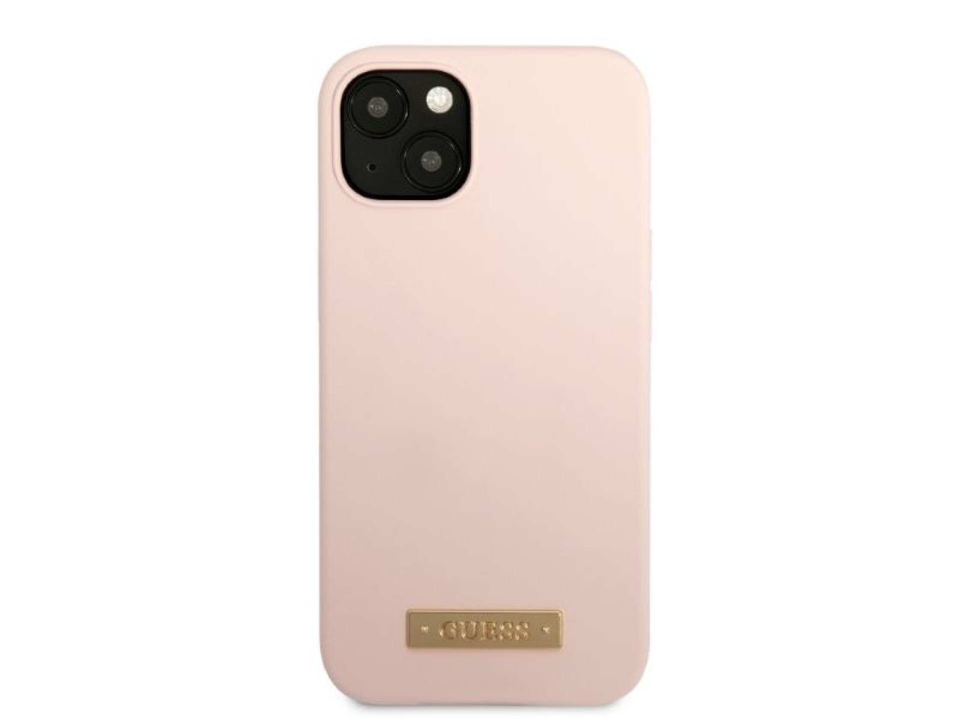 Capa rígida de silicone com logo e MagSafe para iPhone 13 mini 5.4