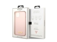 Capa rígida de silicone com logo e MagSafe para iPhone 13 mini 5.4" rosa/rosa Guess GUHMP13SSBPLP Capa rígida de silicone com logo e MagSafe para iPhone 13 mini 5.4" rosa/rosa Guess GUHMP13SSBPLP