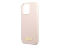 Funda rígida Guess GUHMP13LSPLP para iPhone 13 Pro / 13 de 6,1" en color rosa/rosa, con placa de sil Funda rígida Guess GUHMP13LSPLP para iPhone 13 Pro / 13 de 6,1" en color rosa/rosa, con placa de sil