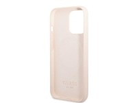Funda rígida Guess GUHMP13LSPLP para iPhone 13 Pro / 13 de 6,1" en color rosa/rosa, con placa de sil Funda rígida Guess GUHMP13LSPLP para iPhone 13 Pro / 13 de 6,1" en color rosa/rosa, con placa de sil